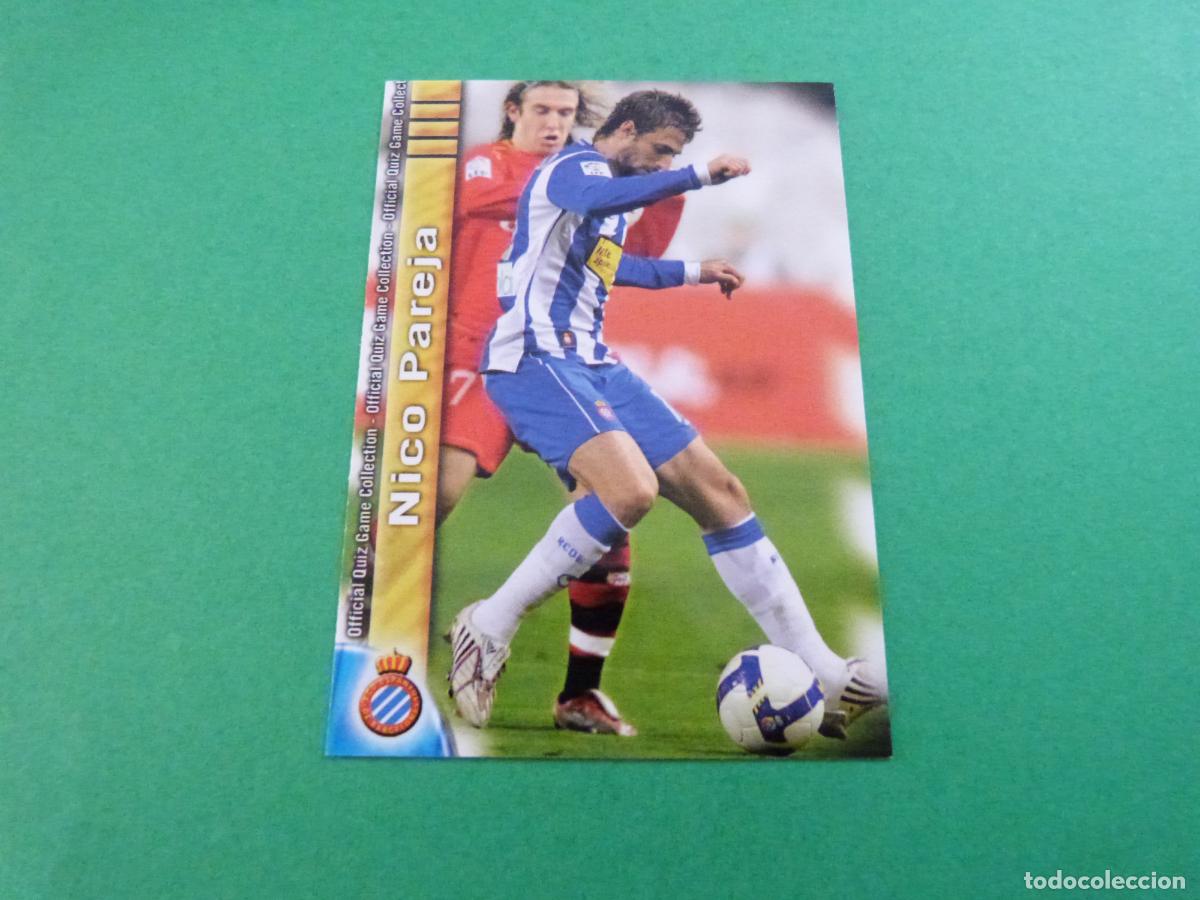 Cromos de f&uacute;tbol: TRADING CARD FUTBOL NICO PAREJA R.C.D. ESPA&Ntilde;OL N&ordm; 252 FICHAS LIGA MUNDICROMO 2009-2010/09