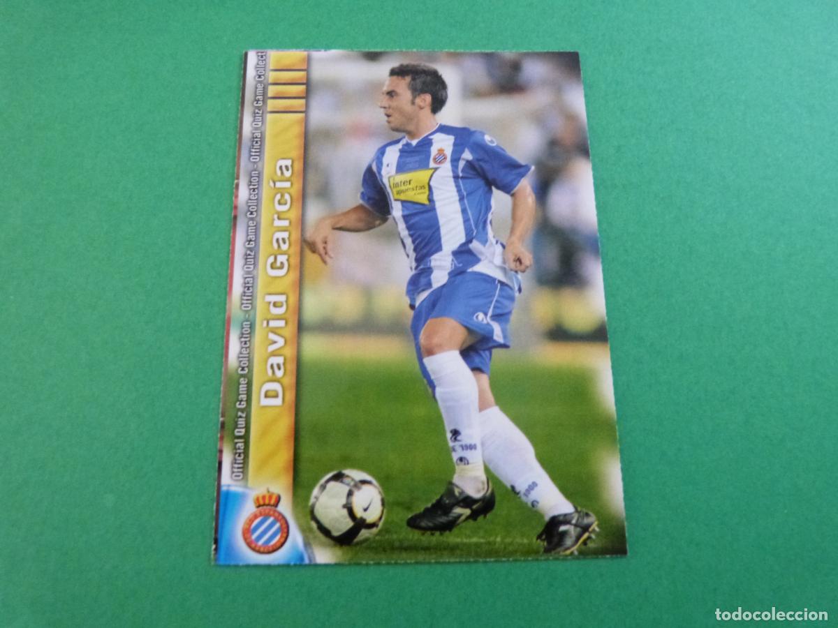 Cromos de f&uacute;tbol: TRADING CARD FUTBOL DAVID GARCIA R.C.D. ESPA&Ntilde;OL-ESPANYOL N&ordm; 249 FICHAS LIGA MUNDICROMO 2009-2010/09