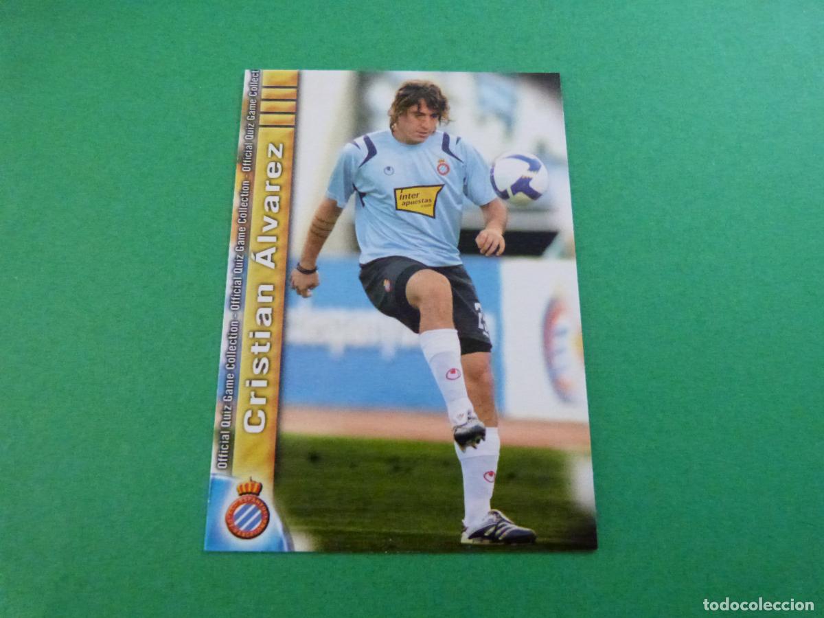 Cromos de f&uacute;tbol: TRADING CARD FUTBOL C. ALVAREZ R.C.D. ESPA&Ntilde;OL-ESPANYOL N&ordm; 248 FICHAS LIGA MUNDICROMO 2009-2010/09