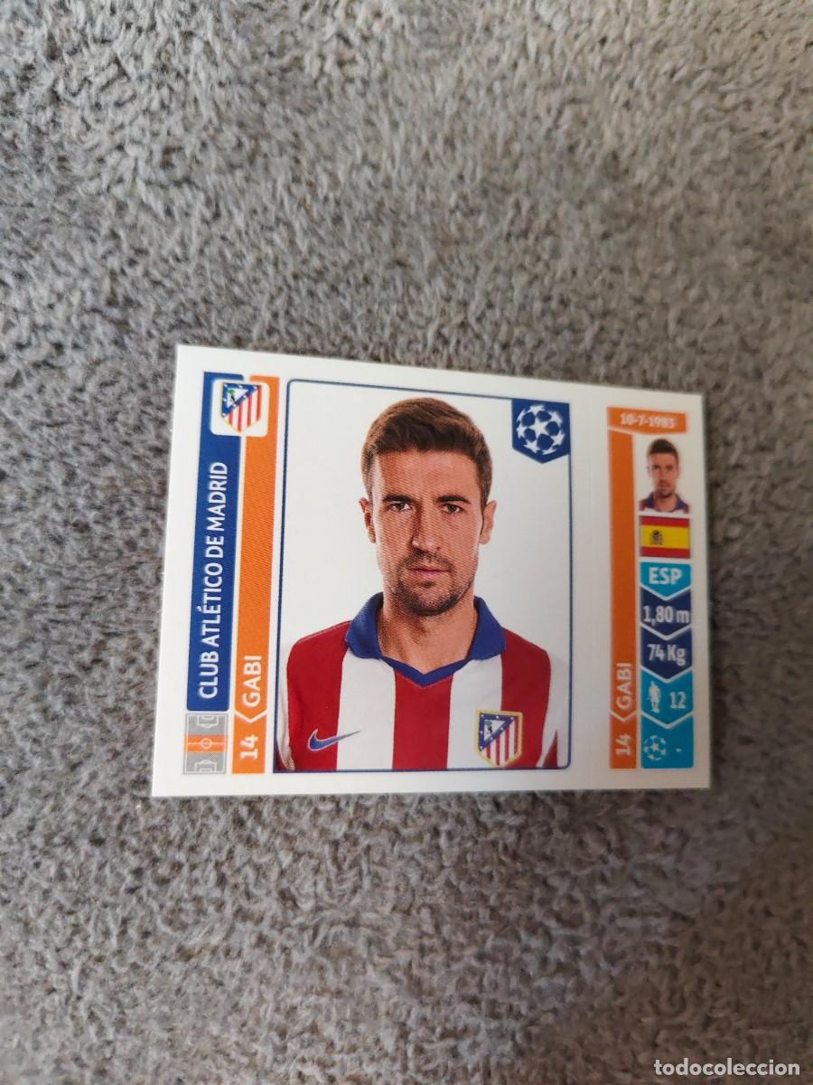 Cromos de f&uacute;tbol: 42 CHAMPIONS LEAGUE 2014 15 GABI ATL&Eacute;TICO DE MADRID STICKER PANINI 14 2015 UCL AAM