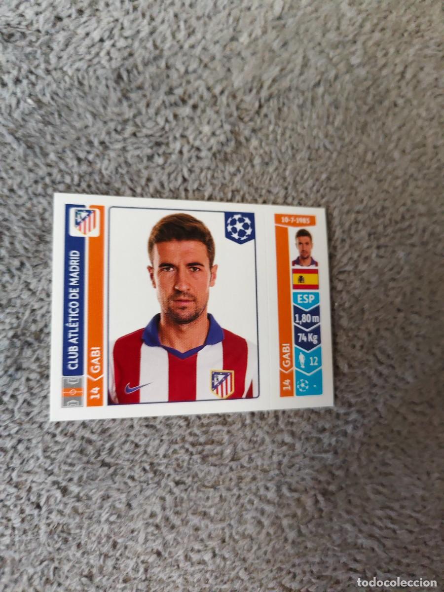 Cromos de f&uacute;tbol: 42 CHAMPIONS LEAGUE 2014 15 GABI ATL&Eacute;TICO DE MADRID STICKER PANINI 14 2015 UCL AAM