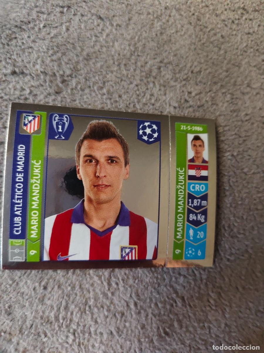 Cromos de f&uacute;tbol: 47 CHAMPIONS LEAGUE 2014 15 MARIO MANDŽUKIĆ ATL&Eacute;TICO DE MADRID STICKER PANINI 14 2015 UCL AAM