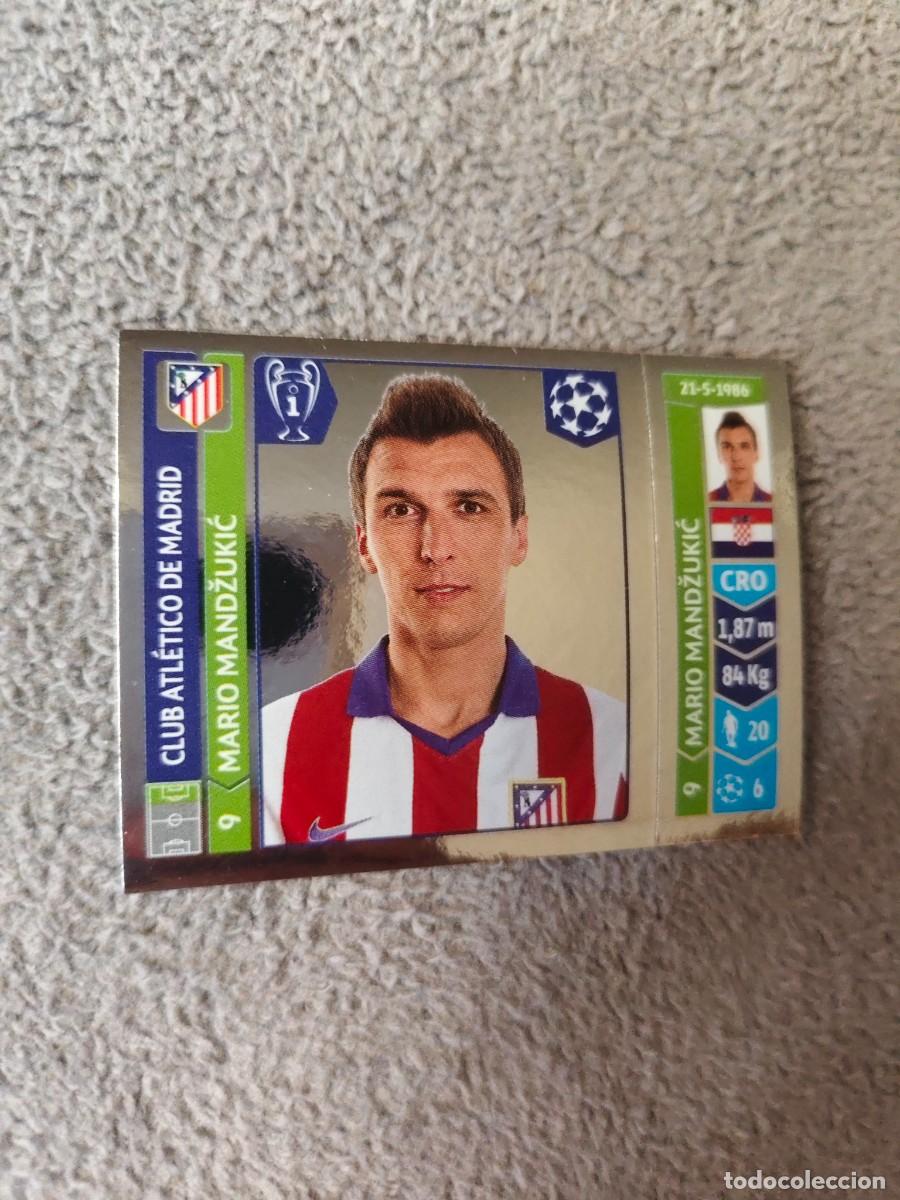 Cromos de f&uacute;tbol: 47 CHAMPIONS LEAGUE 2014 15 MARIO MANDŽUKIĆ ATL&Eacute;TICO DE MADRID STICKER PANINI 14 2015 UCL AAM