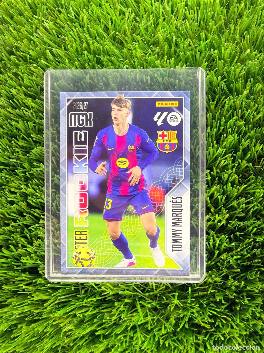Cromos de f&uacute;tbol: N&ordm; 420 Tommy Marqu&eacute;s Master Rookie FC Barcelona Megacracks 26 27