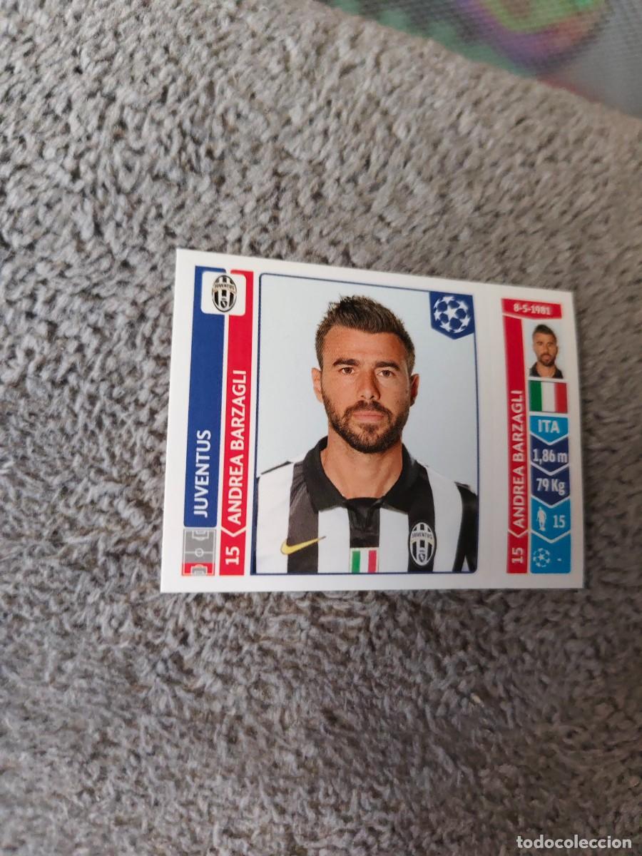 Cromos de f&uacute;tbol: 57 CHAMPIONS LEAGUE 2014 15 ANDREA BARZAGLI JUVENTUS STICKER PANINI 14 2015 UCL AAM