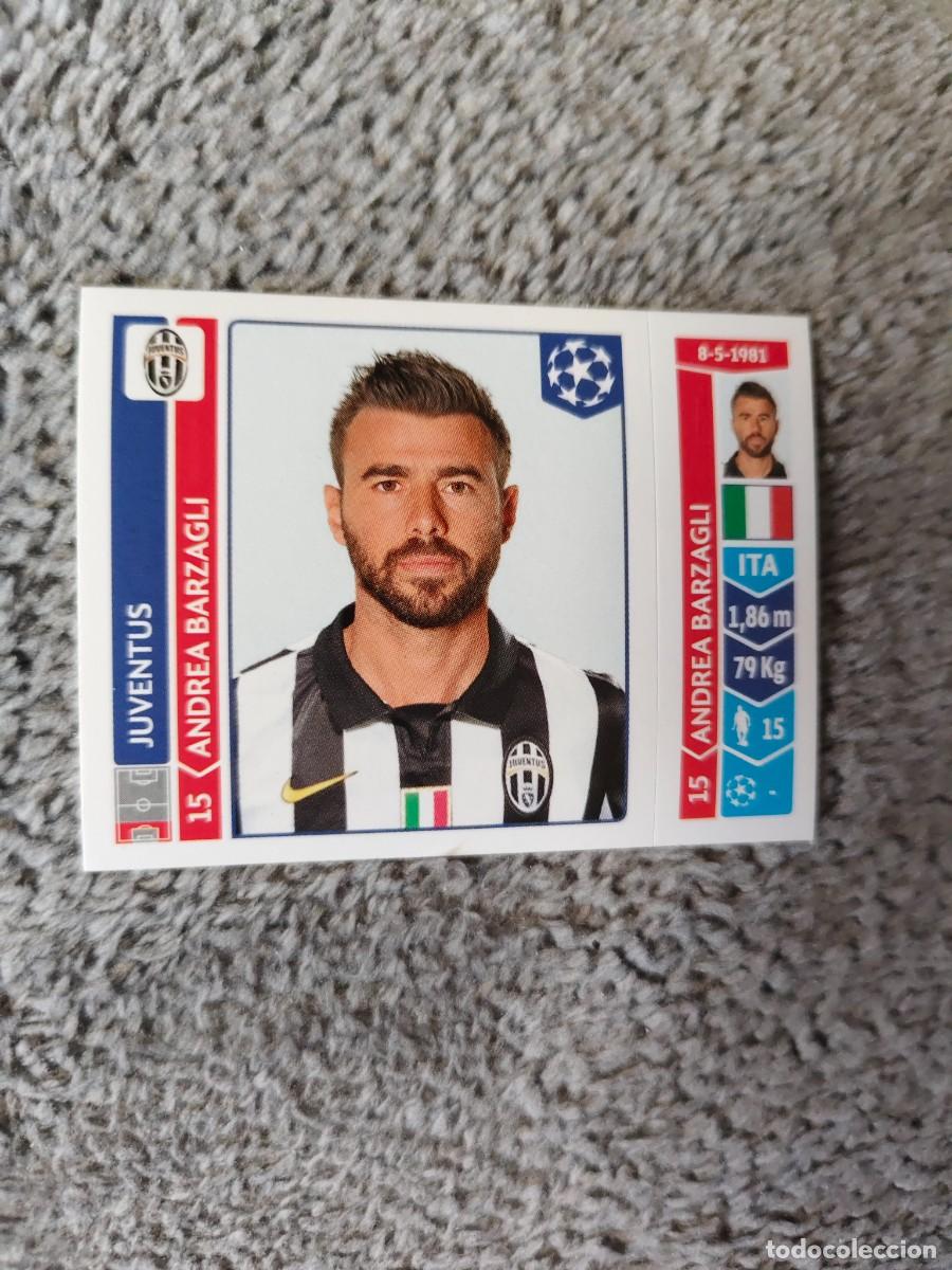 Cromos de f&uacute;tbol: 57 CHAMPIONS LEAGUE 2014 15 ANDREA BARZAGLI JUVENTUS STICKER PANINI 14 2015 UCL AAM