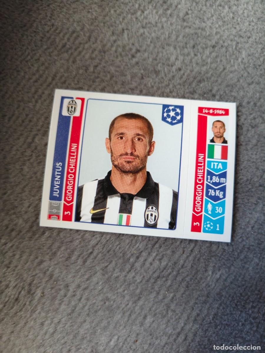 Cromos de f&uacute;tbol: 58 CHAMPIONS LEAGUE 2014 15 GIORGIO CHIELLINI JUVENTUS STICKER PANINI 14 2015 UCL AAM