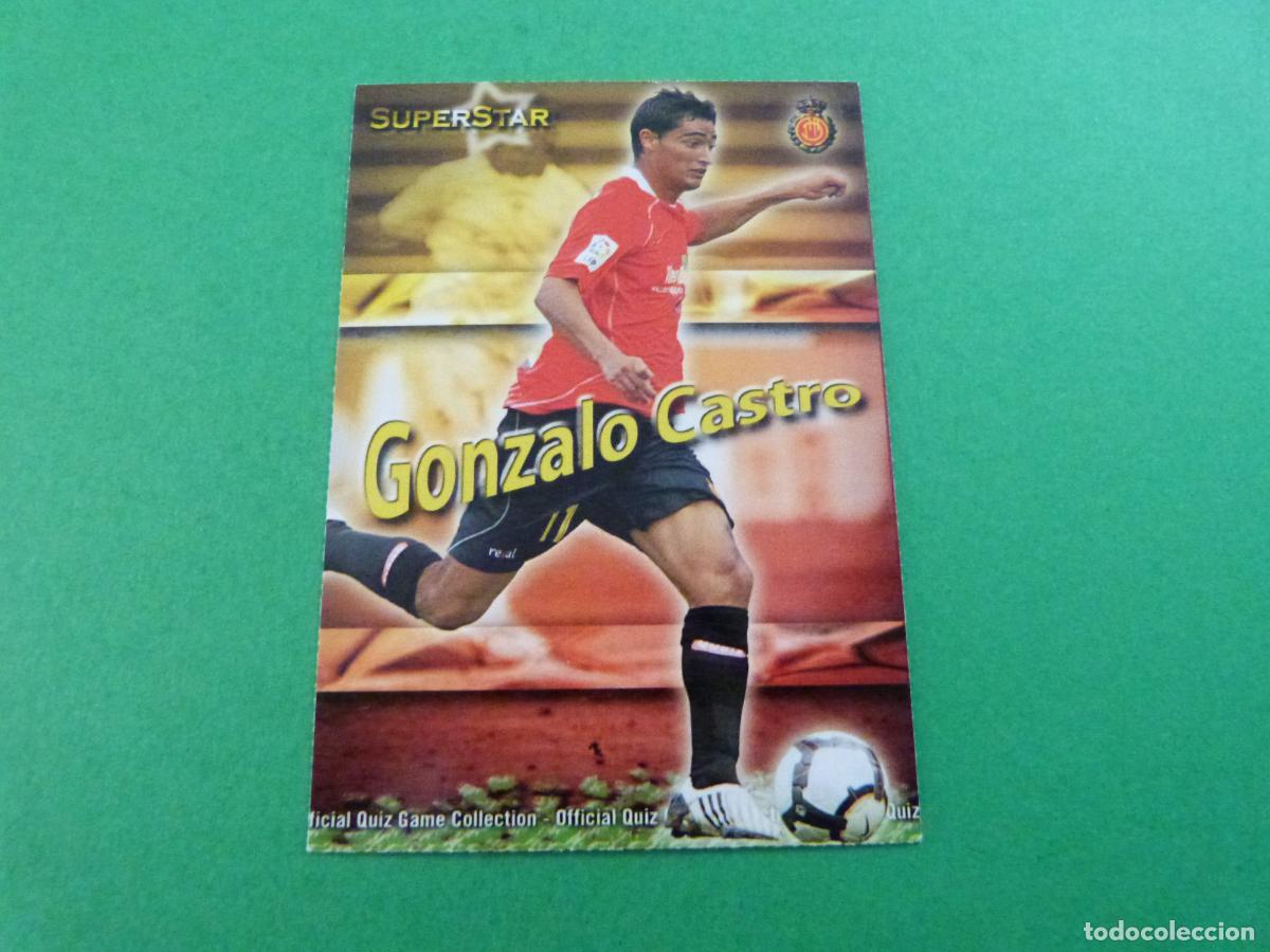 Cromos de f&uacute;tbol: TRADING CARD FUTBOL G. CASTRO R.C.D. MALLORCA MATE N&ordm; 242 FICHAS LIGA MUNDICROMO 2009-2010/09-10