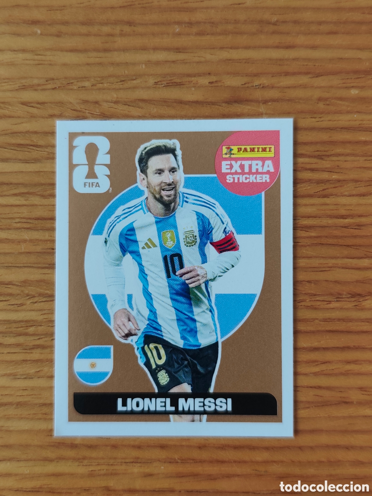 Cromos de f&uacute;tbol: Cromo extra Panini Mundial 2026 MESSI