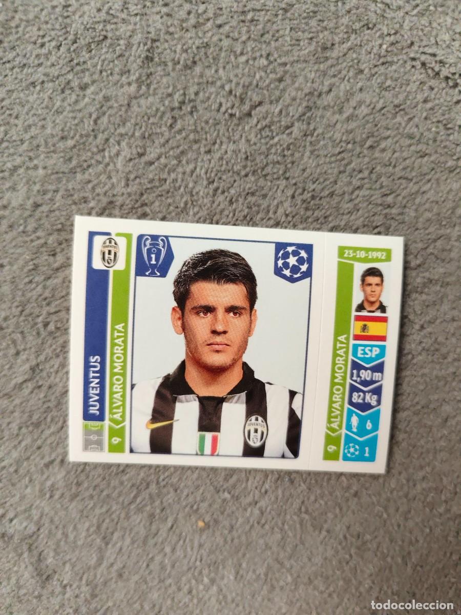 Cromos de f&uacute;tbol: 72 CHAMPIONS LEAGUE 2014 15 &Aacute;LVARO MORATA JUVENTUS STICKER PANINI 14 2015 UCL AAM