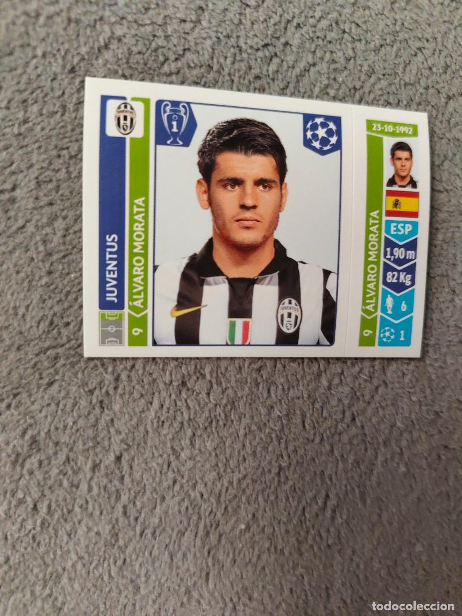 Cromos de f&uacute;tbol: 72 CHAMPIONS LEAGUE 2014 15 &Aacute;LVARO MORATA JUVENTUS STICKER PANINI 14 2015 UCL AAM