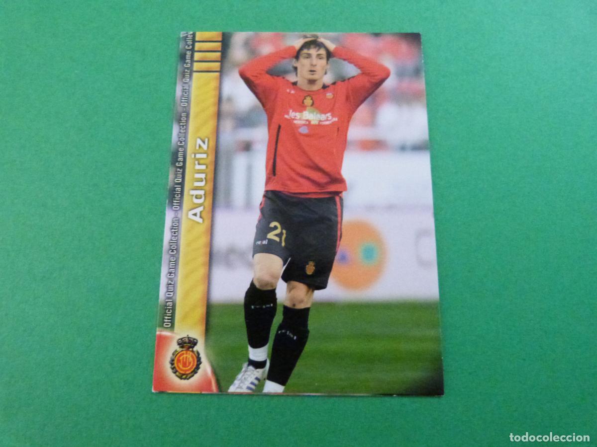 Cromos de f&uacute;tbol: TRADING CARD FUTBOL ADURIZ R.C.D. MALLORCA N&ordm; 235 FICHAS LIGA MUNDICROMO 2009-2010/09-10