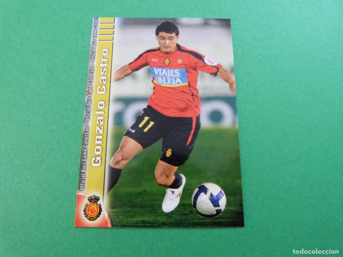 Fu&szlig;ball-Sticker: TRADING CARD FUTBOL G. CASTRO R.C.D. MALLORCA N&ordm; 233 FICHAS LIGA MUNDICROMO 2009-2010/09-10