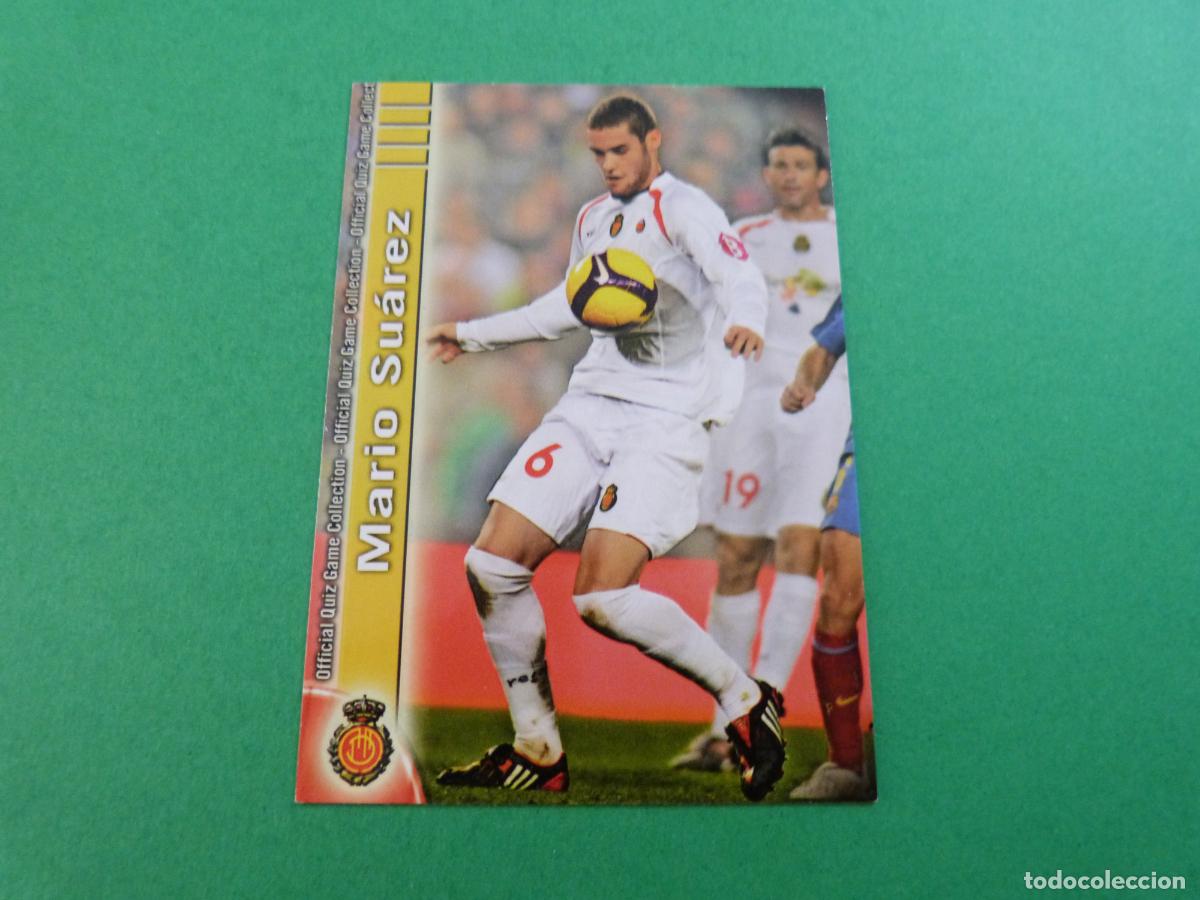 Fu&szlig;ball-Sticker: TRADING CARD FUTBOL MARIO SUAREZ R.C.D. MALLORCA N&ordm; 232 FICHAS LIGA MUNDICROMO 2009-2010/09-10