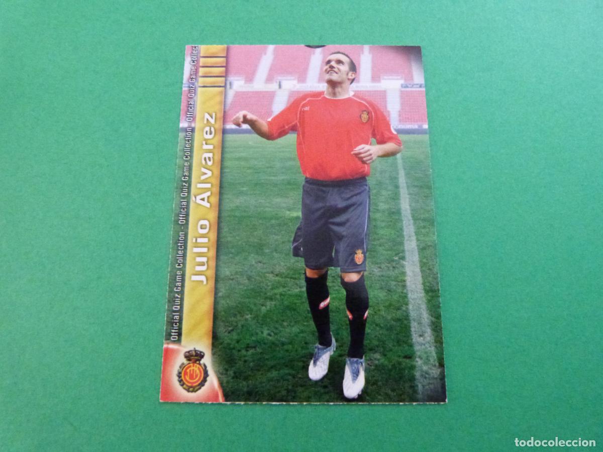 Fu&szlig;ball-Sticker: TRADING CARD FUTBOL JULIO ALVAREZ R.C.D. MALLORCA N&ordm; 231 FICHAS LIGA MUNDICROMO 2009-2010/09-10