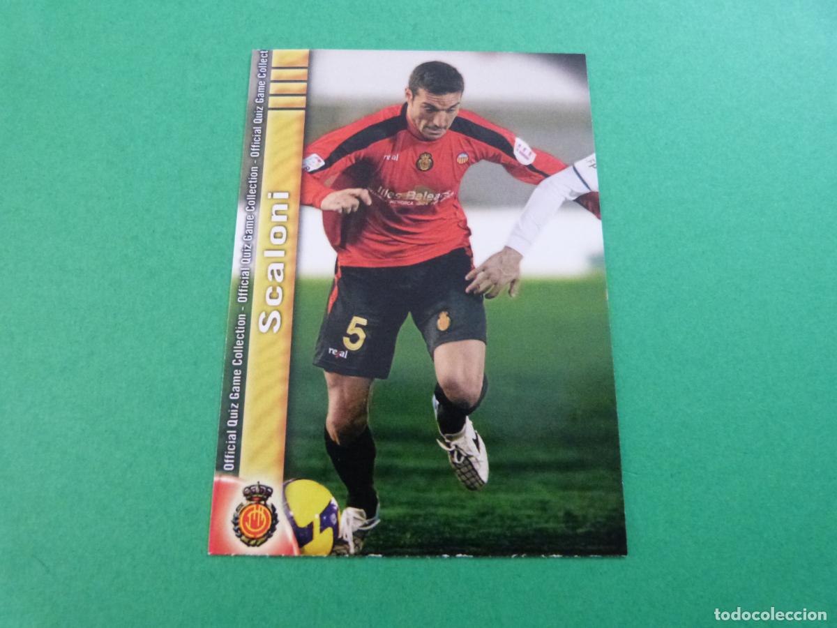 Cromos de f&uacute;tbol: TRADING CARD FUTBOL SCALONI R.C.D. MALLORCA N&ordm; 231 FICHAS LIGA MUNDICROMO 2009-2010/09-10