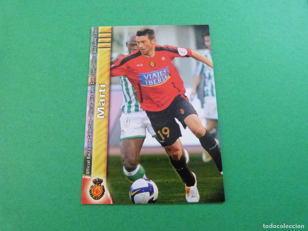 Cromos de f&uacute;tbol: TRADING CARD FUTBOL MARTI R.C.D. MALLORCA N&ordm; 230 FICHAS LIGA MUNDICROMO 2009-2010/09-10