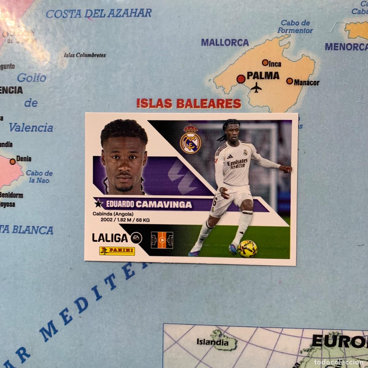 Cromos de f&uacute;tbol: Camavinga n&uacute;mero 13 del Real Madrid cromo liga este 26-27 2026-2027