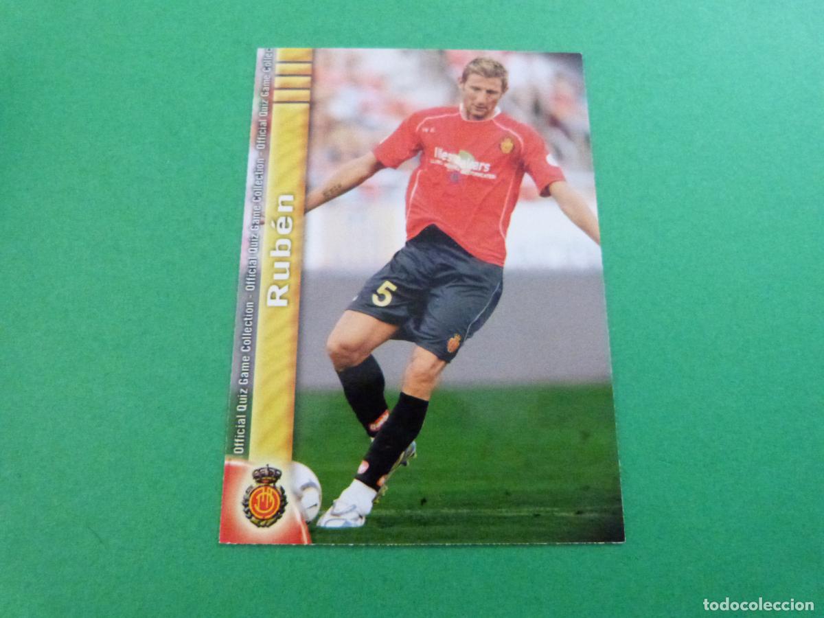 Cromos de f&uacute;tbol: TRADING CARD FUTBOL RUBEN R.C.D. MALLORCA N&ordm; 224 FICHAS LIGA MUNDICROMO 2009-2010/09-10