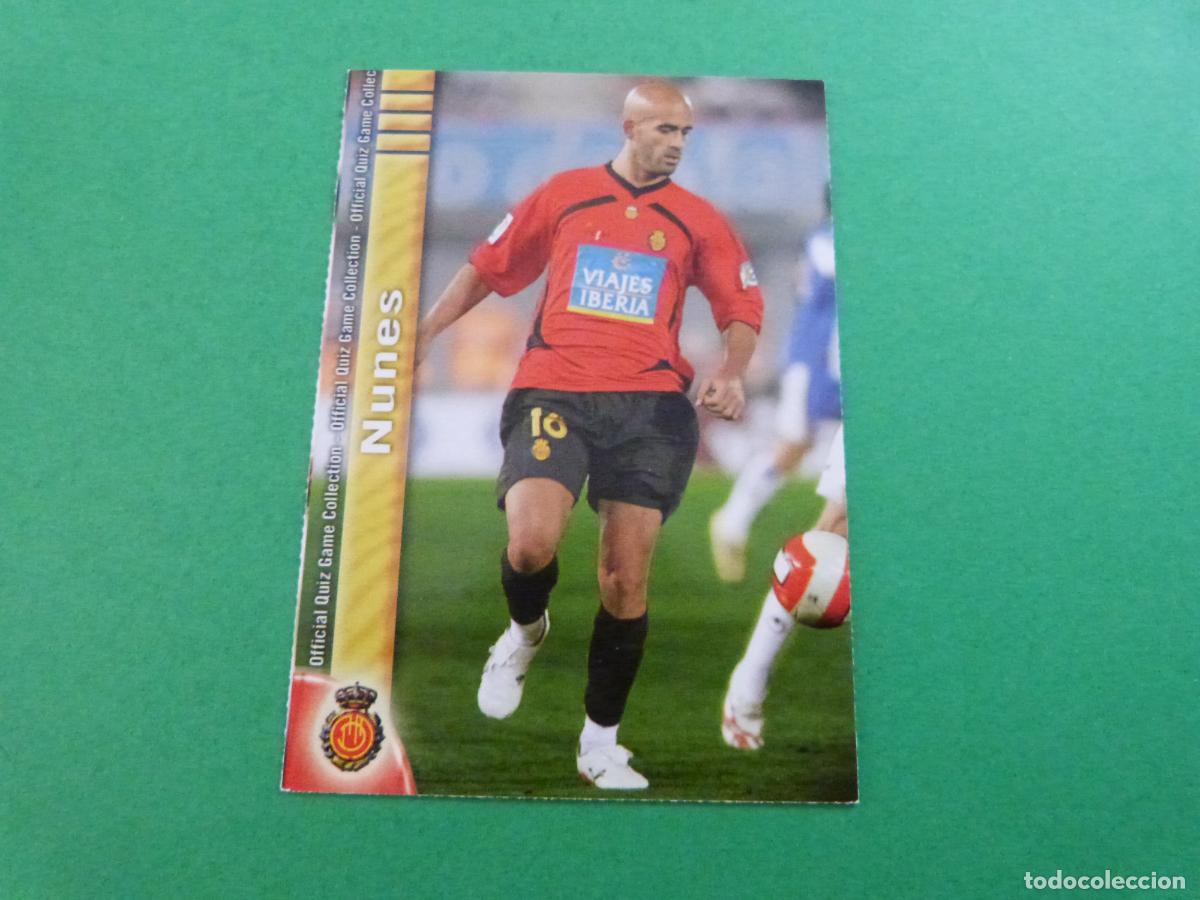 Cartes &agrave; collectionner de Football: TRADING CARD FUTBOL NUNES R.C.D. MALLORCA N&ordm; 223 FICHAS LIGA MUNDICROMO 2009-2010/09-10