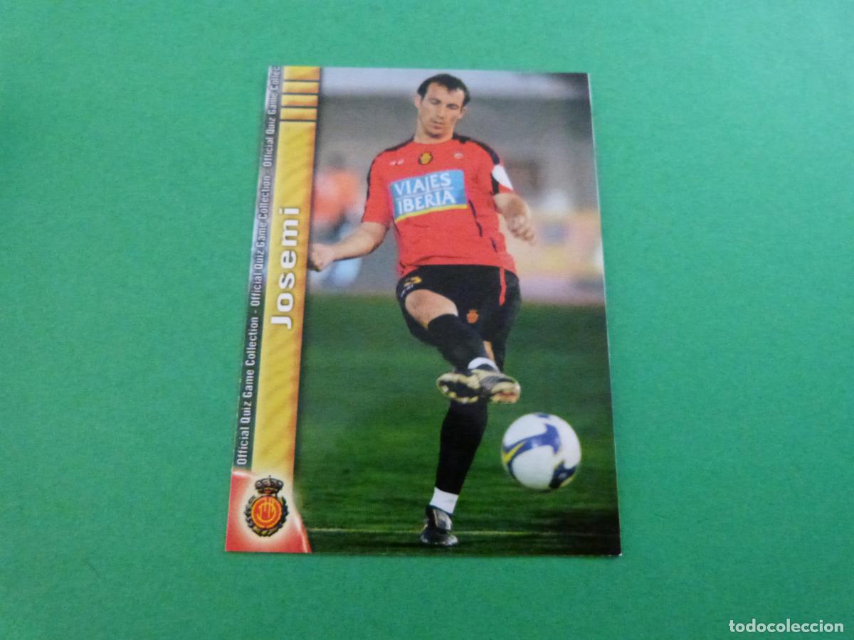Cromos de f&uacute;tbol: TRADING CARD FUTBOL JOSEMI R.C.D. MALLORCA N&ordm; 222 FICHAS LIGA MUNDICROMO 2009-2010/09-10