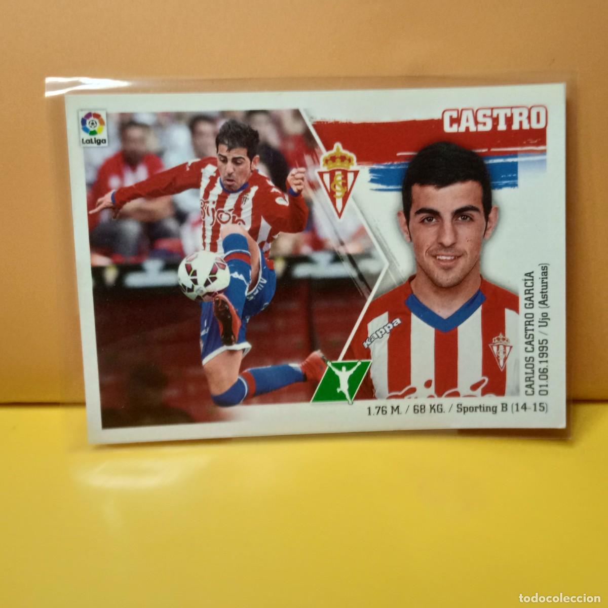 Cromos de f&uacute;tbol: EDICIONES ESTE 2015 2016 15 16 SPORTING DE GIJ&Oacute;N CASTRO 20