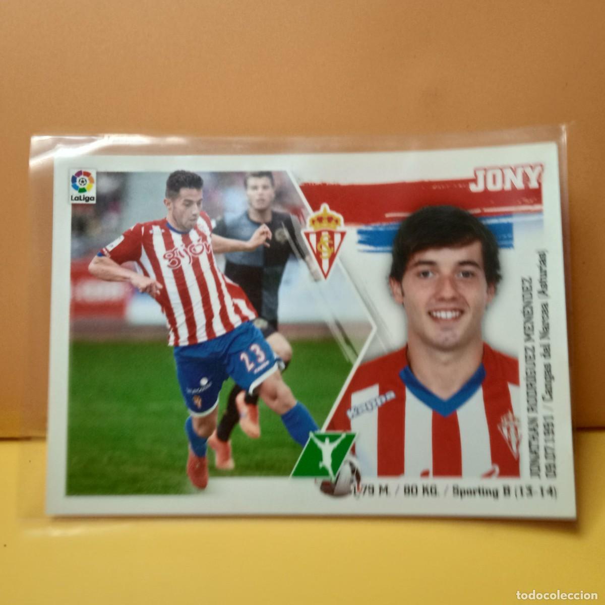 Cromos de f&uacute;tbol: EDICIONES ESTE 2015 2016 15 16 SPORTING DE GIJ&Oacute;N JONY 19
