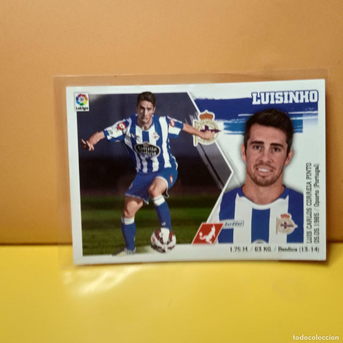 Cromos de f&uacute;tbol: EDICIONES ESTE 2015 2016 15 16 DEPORTIVO LA CORU&Ntilde;A LUISINHO 10