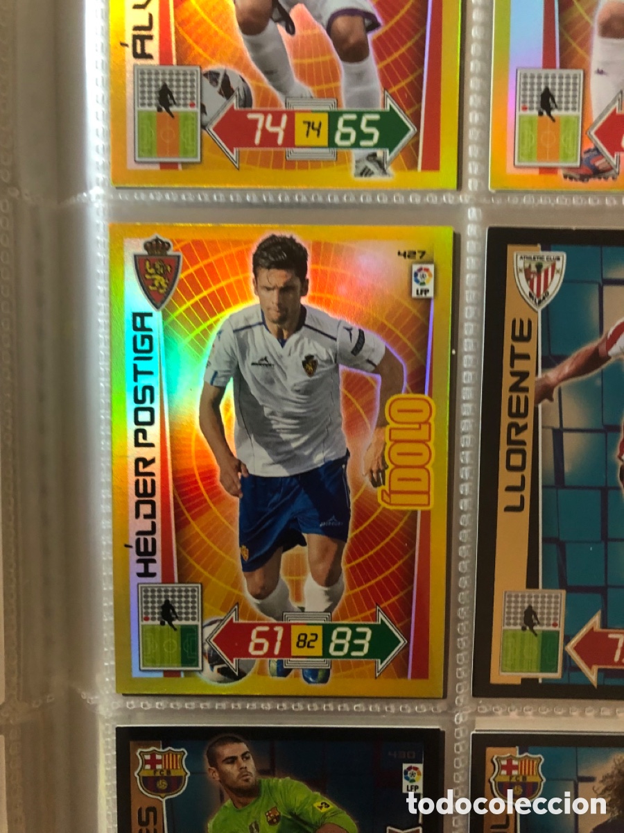 Football Stickers: Adrenalyn 2012 2013 &iacute;dolo helder postiga 427 zragoza
