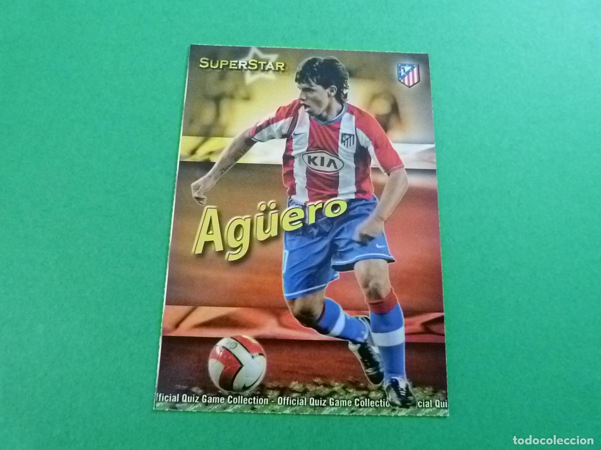 Football Stickers: TRADING CARD FUTBOL AG&Uuml;ERO ATLETICO MADRID MATE N&ordm; 107 FICHAS LIGA MUNDICROMO 2009-2010/09-10