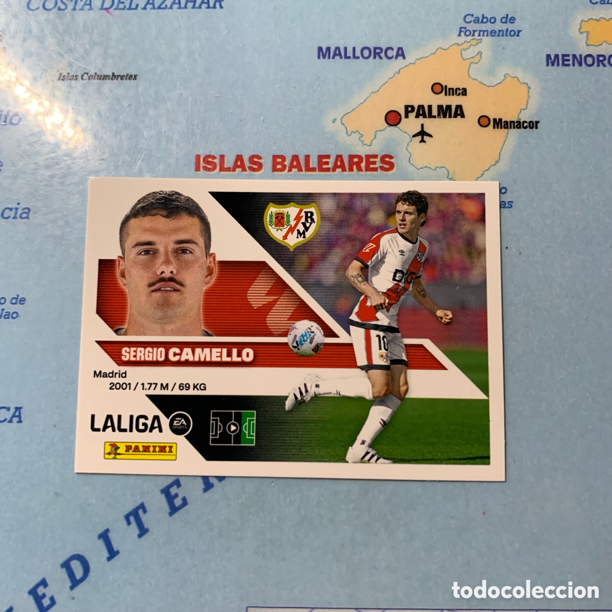 Football Stickers: Camello n&uacute;mero 19 del rayo vallecano cromo liga este 26-27 2026-2027
