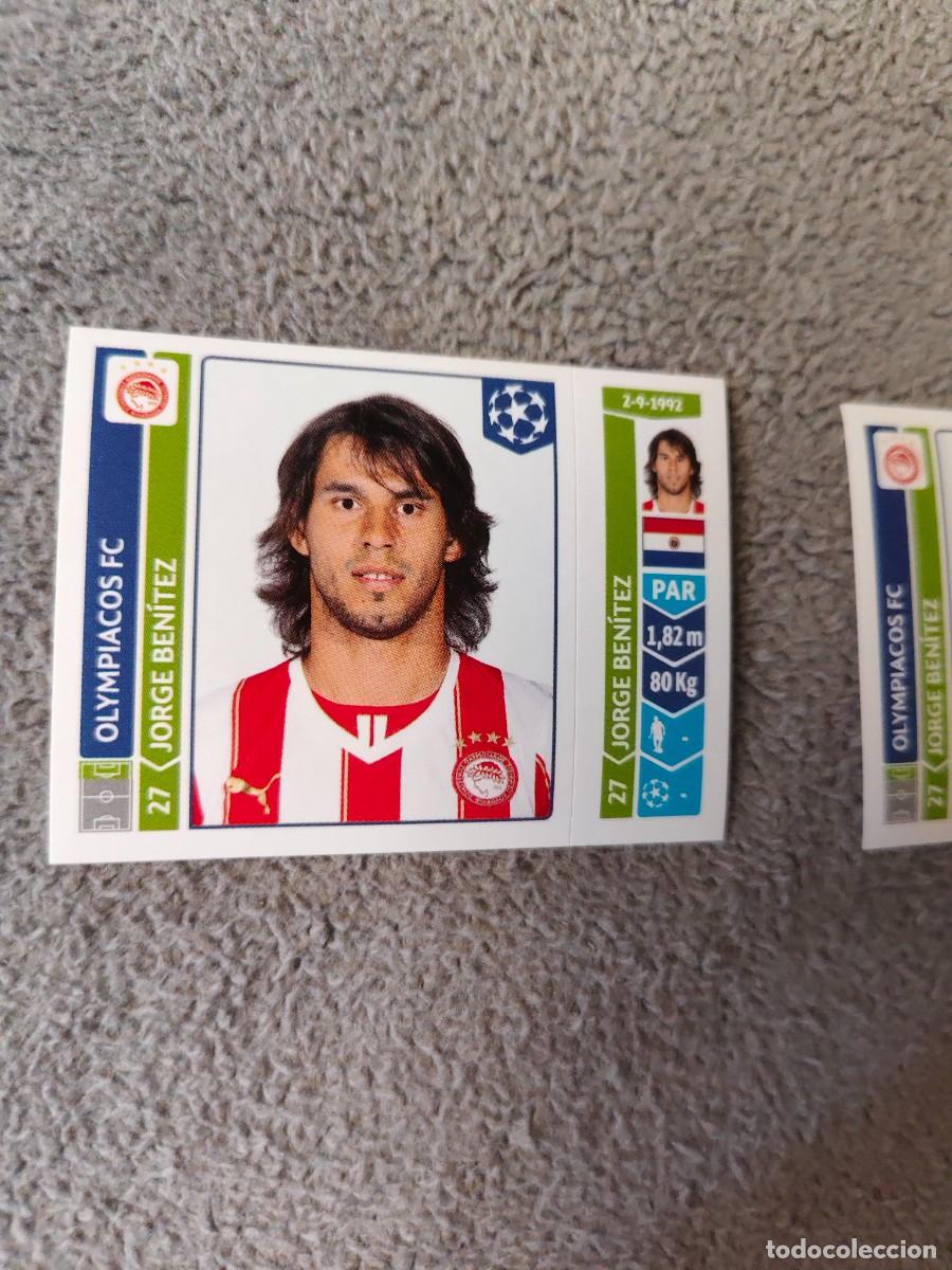 Football Stickers: 89 CHAMPIONS LEAGUE 2014 15 JORGE BEN&Iacute;TEZ OLYMPIACOS FC STICKER PANINI 14 2015 UCL AAM