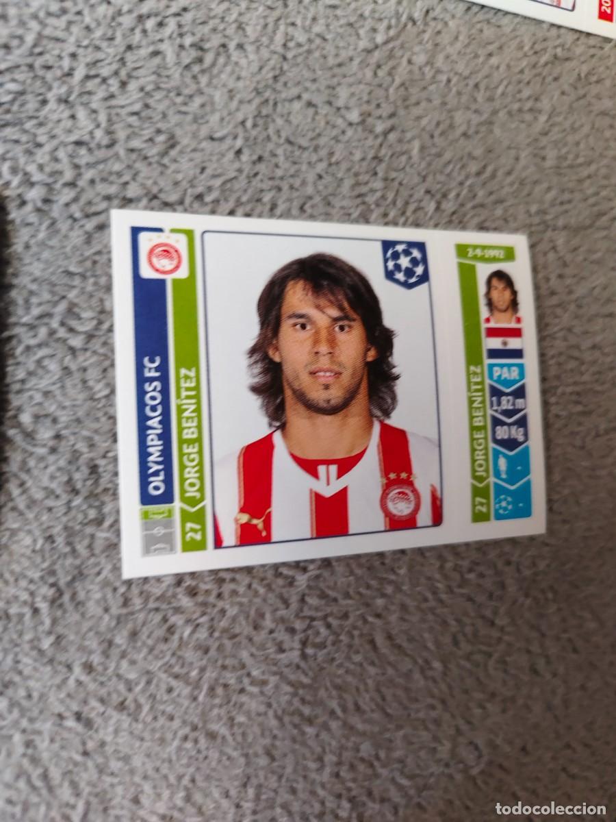 Football Stickers: 89 CHAMPIONS LEAGUE 2014 15 JORGE BEN&Iacute;TEZ OLYMPIACOS FC STICKER PANINI 14 2015 UCL AAM