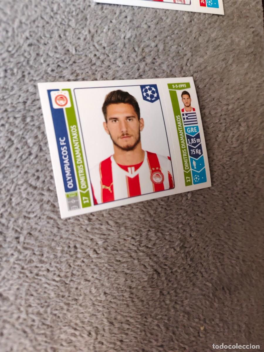 Football Stickers: 90 CHAMPIONS LEAGUE 2014 15 DIMITRIS DIAMANTAKOS OLYMPIACOS FC STICKER PANINI 14 2015 UCL AAM