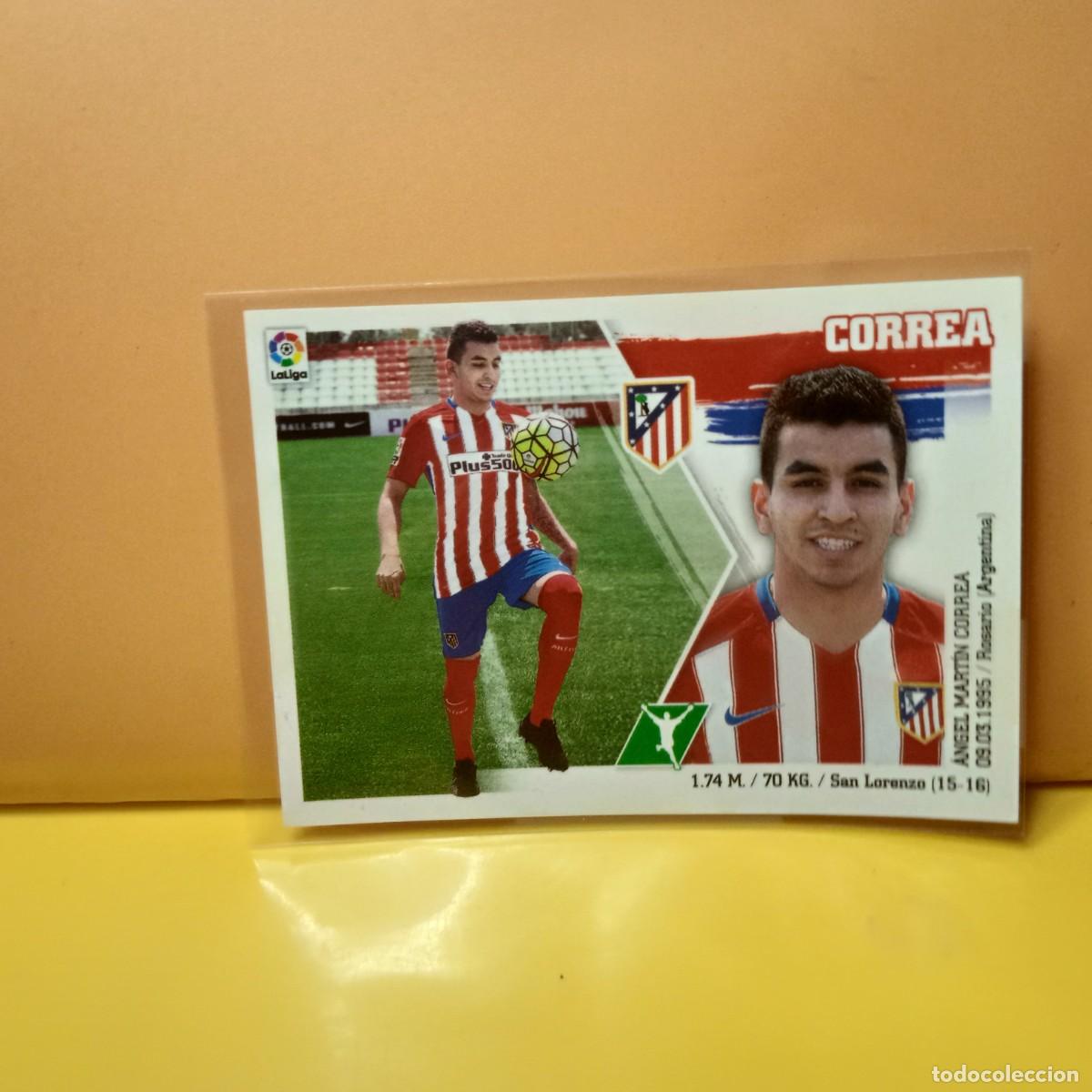 Football Stickers: EDICIONES ESTE 2015 2016 15 16 ATL&Eacute;TICO DE MADRID CORREA 18