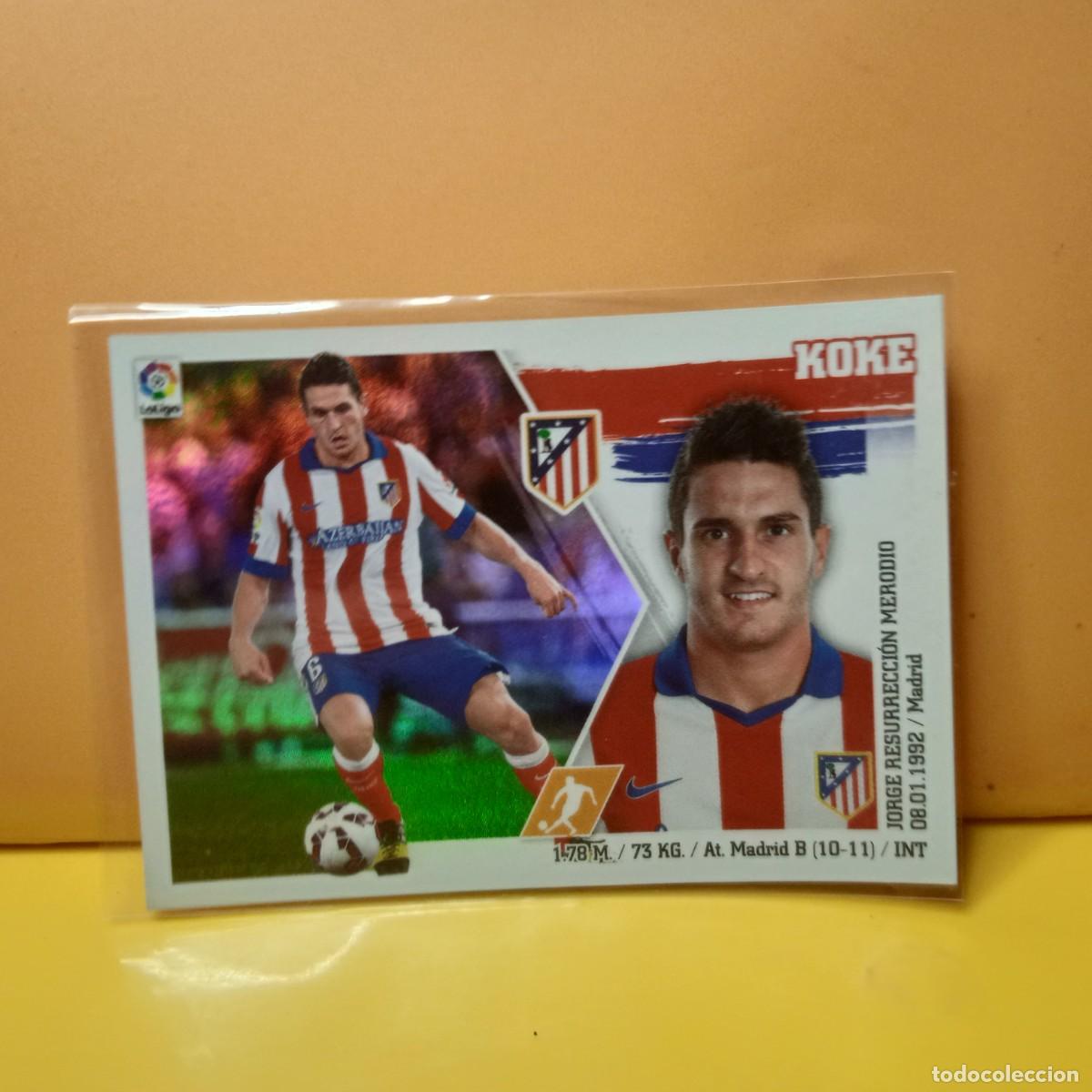 Football Stickers: EDICIONES ESTE 2015 2016 15 16 ATL&Eacute;TICO DE MADRID KOKE 16