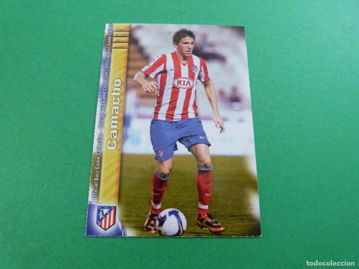 Figurine di Calcio: TRADING CARD FUTBOL CAMACHO ATLETICO MADRID N&ordm; 94 FICHAS LIGA MUNDICROMO 2009-2010