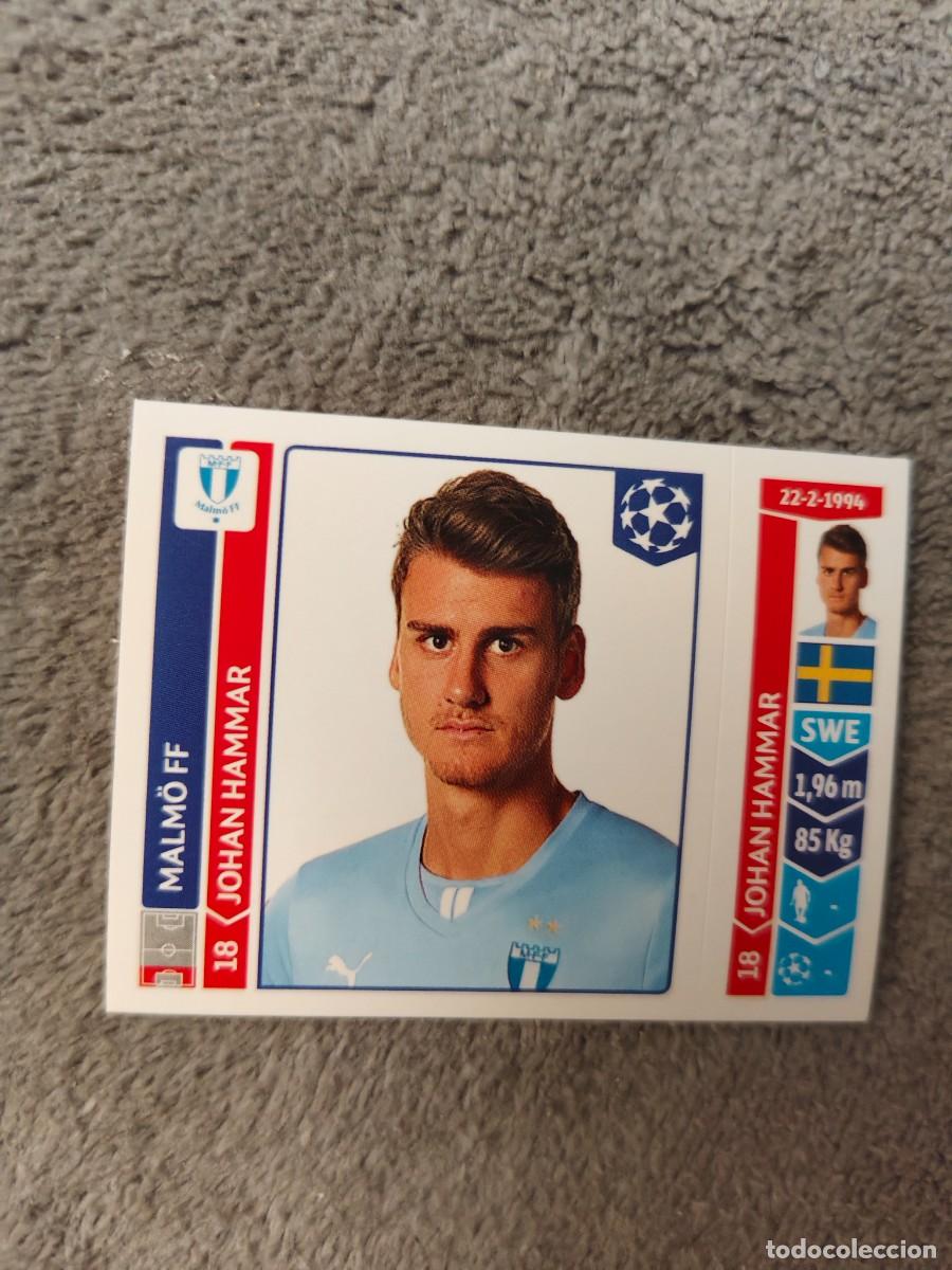Figurine di Calcio: 104 CHAMPIONS LEAGUE 2014 15 JOHAN HAMMAR MALM&Ouml; FF STICKER PANINI 14 2015 UCL AAM