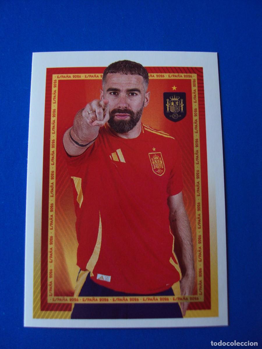 Cromos de f&uacute;tbol: CROMO 15 CARVAJAL ESPA&Ntilde;A 2026 CARREFOUR MUNDIAL WORLD CUP SELECCI&Oacute;N ESPA&Ntilde;OLA PANINI NUEVO