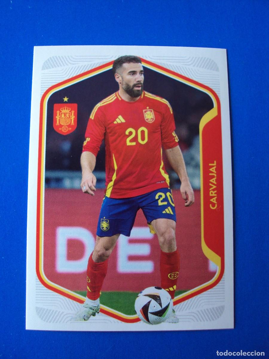 Cromos de f&uacute;tbol: CROMO 16 CARVAJAL ESPA&Ntilde;A 2026 CARREFOUR MUNDIAL WORLD CUP SELECCI&Oacute;N ESPA&Ntilde;OLA PANINI NUEVO
