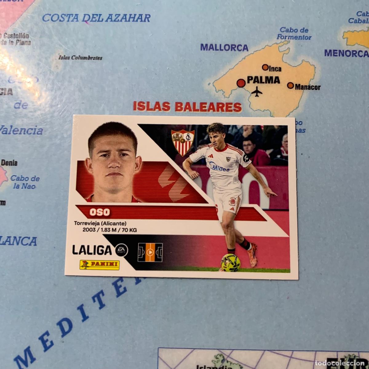 Cromos de f&uacute;tbol: Oso n&uacute;mero 11 del Sevilla cromo liga este 26-27 2026-2027
