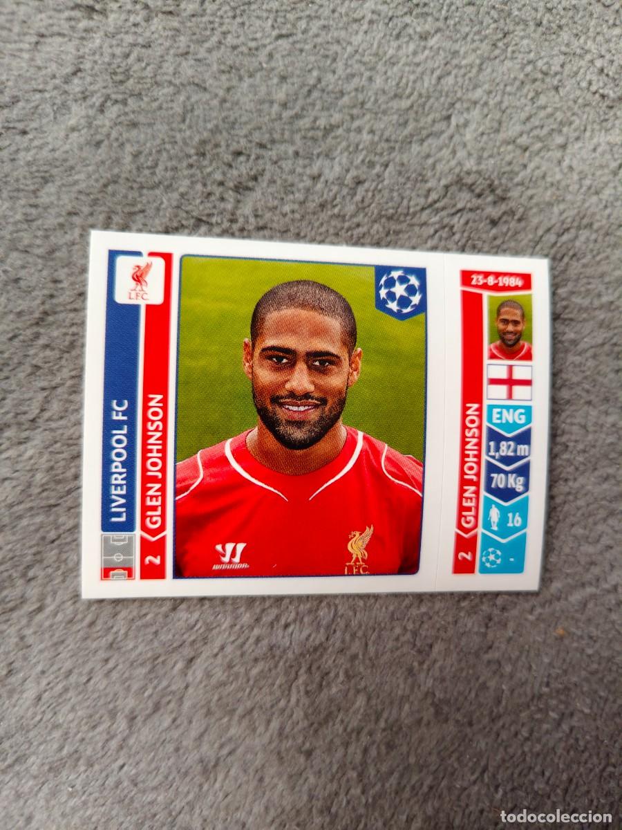 Fu&szlig;ball-Sticker: 146 CHAMPIONS LEAGUE 2014 15 GLEN JOHNSON LIVERPOOL FC STICKER PANINI 14 2015 UCL AAM