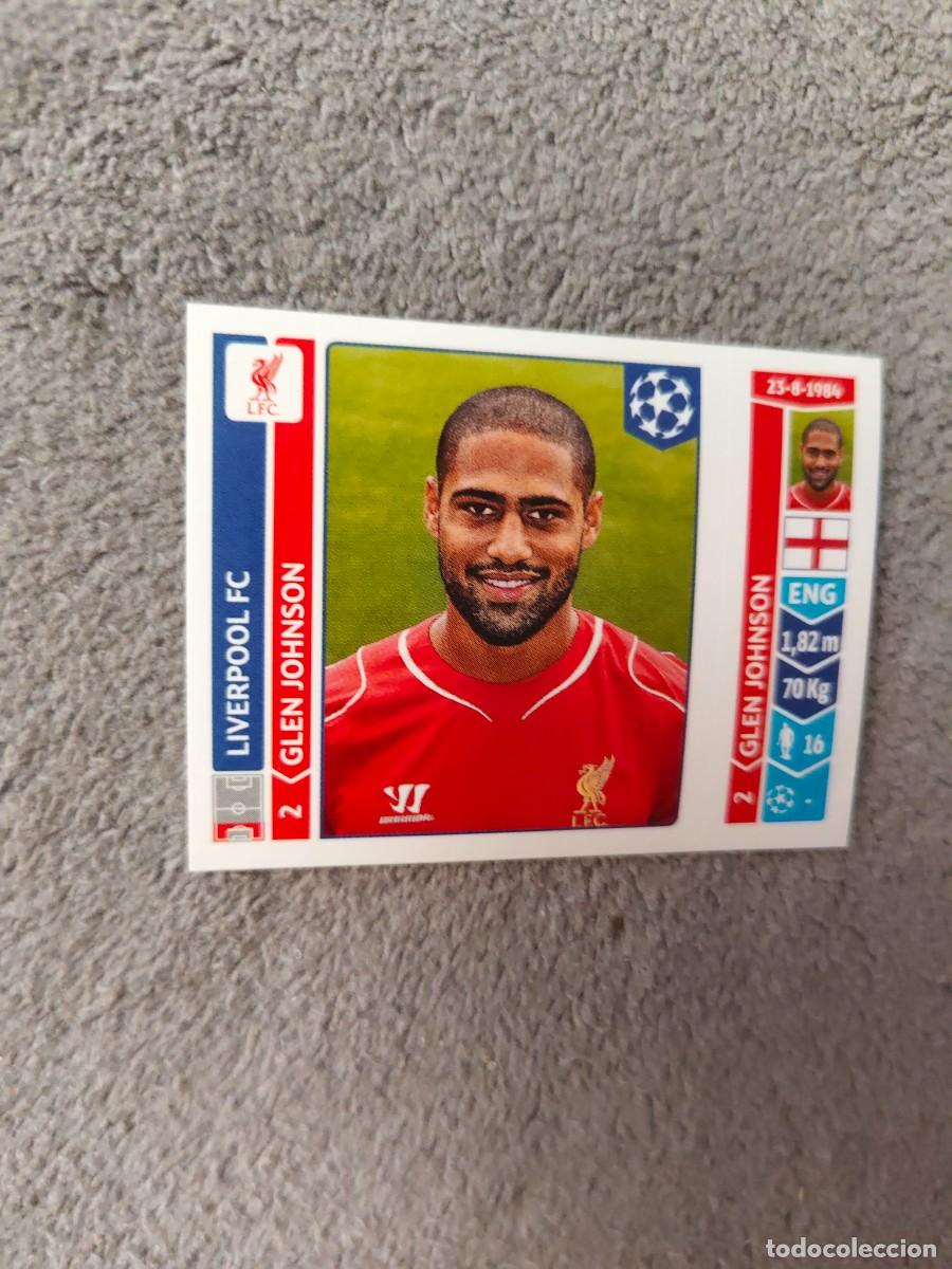 Fu&szlig;ball-Sticker: 146 CHAMPIONS LEAGUE 2014 15 GLEN JOHNSON LIVERPOOL FC STICKER PANINI 14 2015 UCL AAM