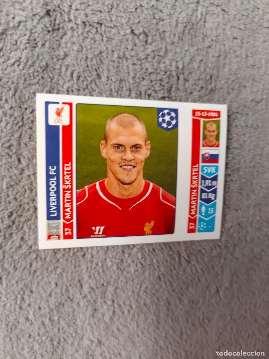 Figurine di Calcio: 147 CHAMPIONS LEAGUE 2014 15 MARTIN &Scaron;KRTEL LIVERPOOL FC STICKER PANINI 14 2015 UCL AAM