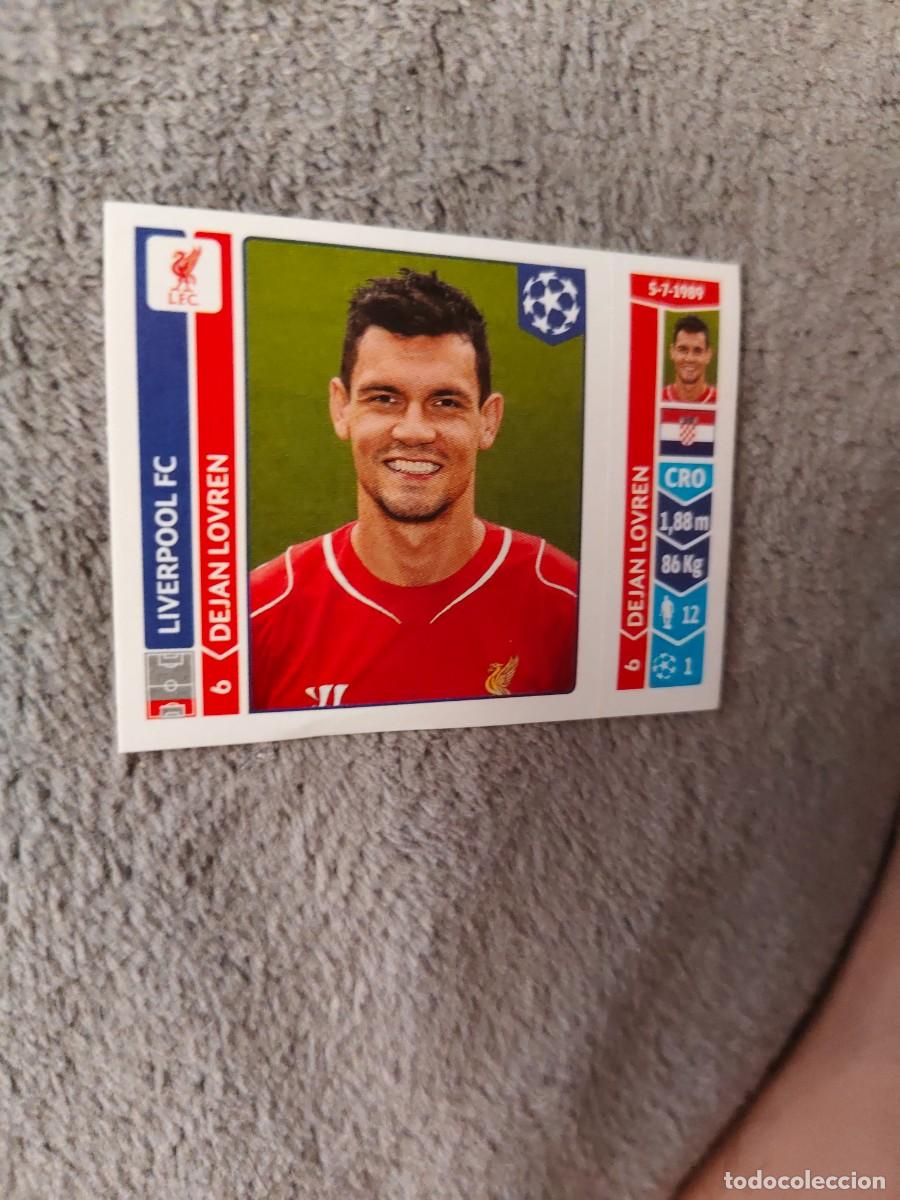 Figurine di Calcio: 148 CHAMPIONS LEAGUE 2014 15 DEJAN LOVREN LIVERPOOL FC STICKER PANINI 14 2015 UCL AAM