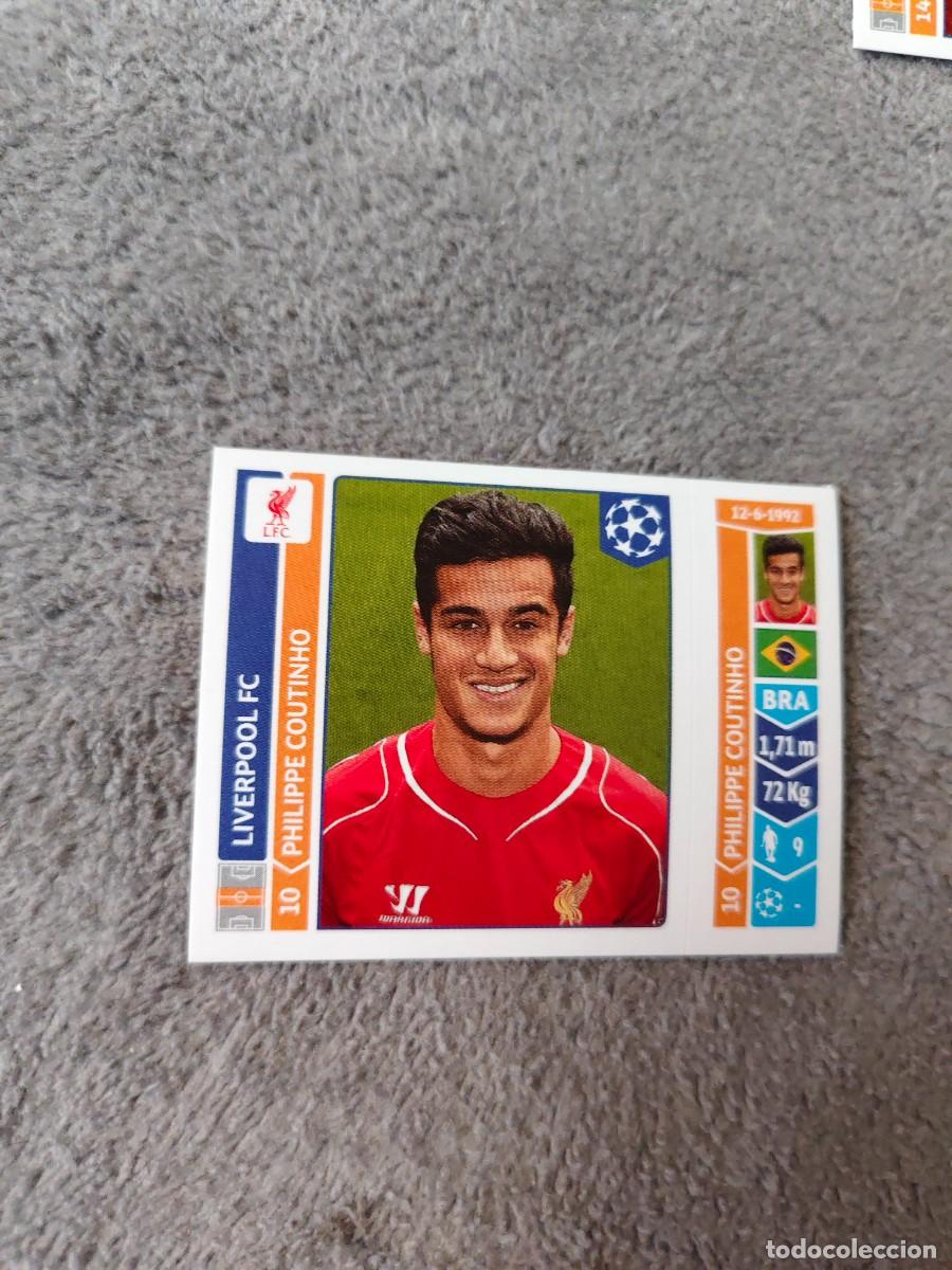 Fu&szlig;ball-Sticker: 153 CHAMPIONS LEAGUE 2014 15 PHILIPPE COUTINHO LIVERPOOL FC STICKER PANINI 14 2015 UCL AAM