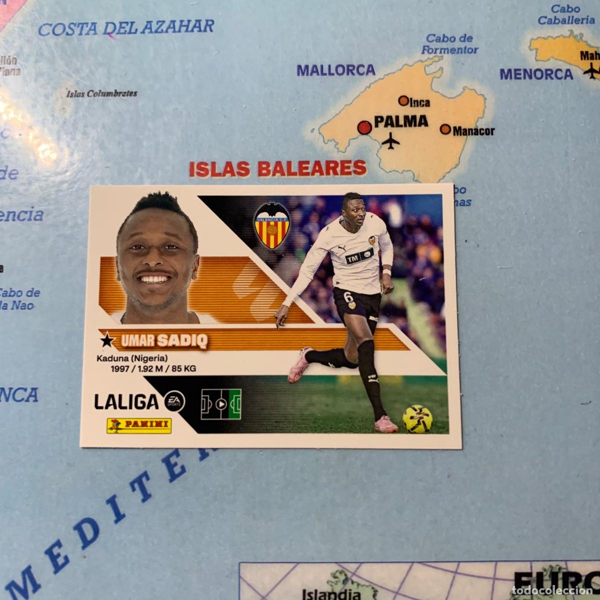 Fu&szlig;ball-Sticker: Sadiq numero 20A del Valencia cromo liga este 26-27 2026-2027