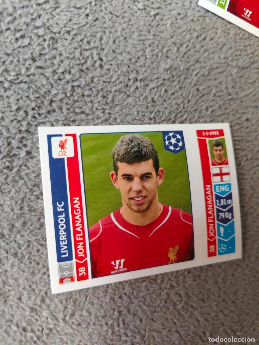 Fu&szlig;ball-Sticker: 157 CHAMPIONS LEAGUE 2014 15 JON FLANAGAN LIVERPOOL FC STICKER PANINI 14 2015 UCL AAM