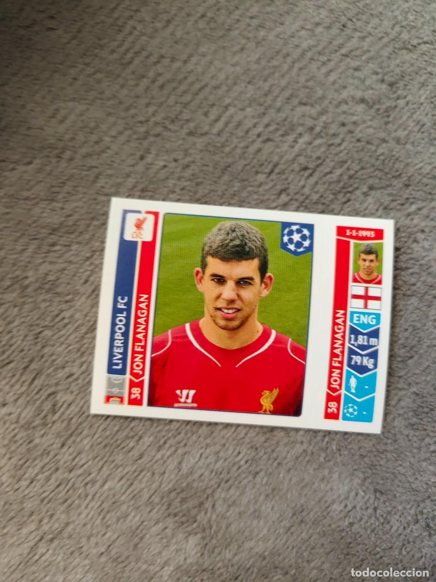 Fu&szlig;ball-Sticker: 157 CHAMPIONS LEAGUE 2014 15 JON FLANAGAN LIVERPOOL FC STICKER PANINI 14 2015 UCL AAM