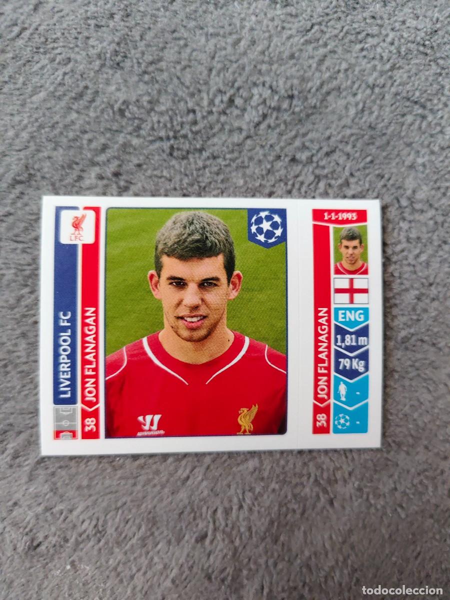 Fu&szlig;ball-Sticker: 157 CHAMPIONS LEAGUE 2014 15 JON FLANAGAN LIVERPOOL FC STICKER PANINI 14 2015 UCL AAM